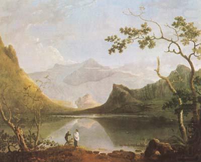 Richard  Wilson View of Snowdon from Llyn Nantlle (mk08) china oil painting image